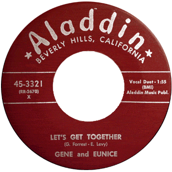 Gene And Eunice -  Let's Get Together Aladdin 45