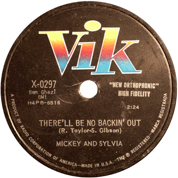 Mickey And Sylvia - They'll Be No Backin Out Vik 78