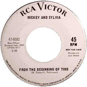 Mickey And Sylvia - From The Begining Of Tome RCA promo
