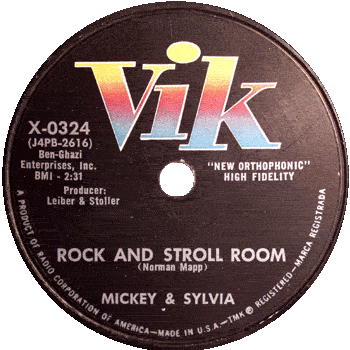 Mickey And Sylvia - Rock And Stroll Room Vik 78