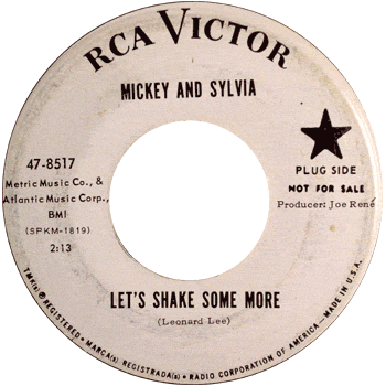 Mickey And Sylvia - Let's Shake Some More RCA Promo