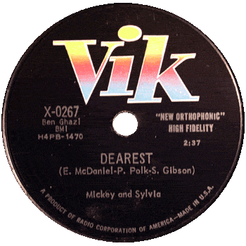 Mickey And Sylvia - Dearest 78 Vik 