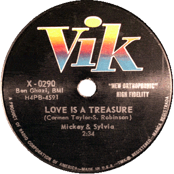 Mickey And Sylvia - Love Is A Treasure Vik 78