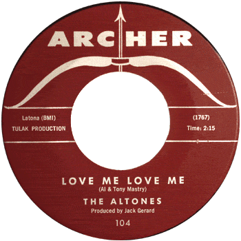 Altones - Love Me Love Me Archer