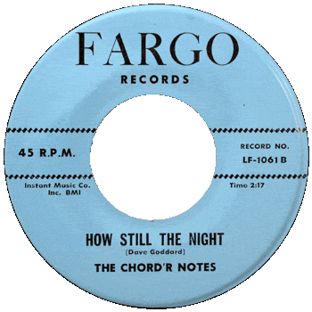 Chord R Notes - How Still The Night