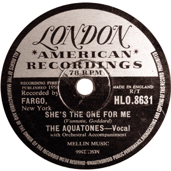 Aquatones - She's The One For Me London 78