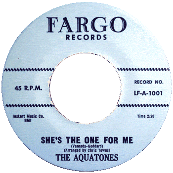 Aquatones - She's The One For Me Reissue