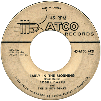 Rinky Dinks - Early In The Morning - Atco Canadian