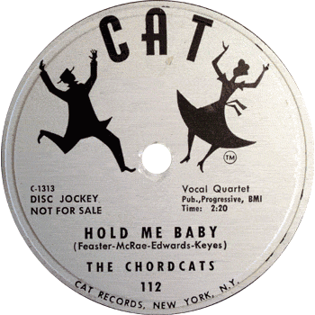 Chordcats - Hold Me Baby 78 Promo