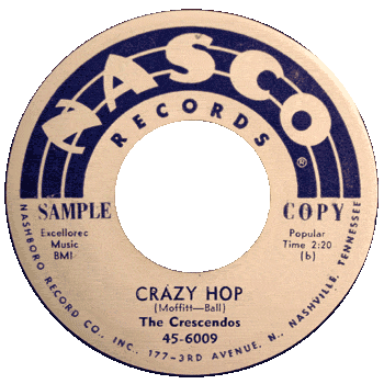 Crescendos -Crazy Hop  Nasco promo 45