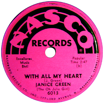 Janice Green - With All My Heart Nasco 78