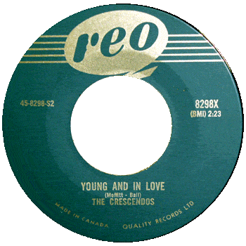 Crescendos - Young And In Love Reo Stock