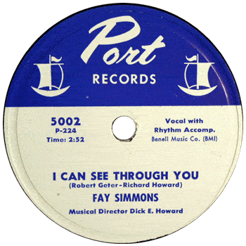 Fay Simmons - I Can See Through You Port 78