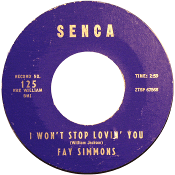Fay Simmons - I Won't Stop Lovin You Senca
