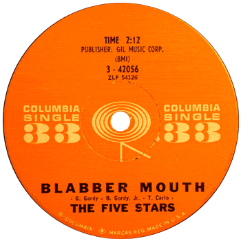Five Stars - Blabber Mouth Columbia  33