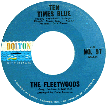 Fleetwoods - Ten Times Blue Stock
