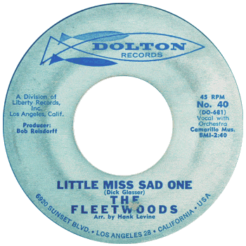 Fleetwoods -Little Miss Sad One Stock 2