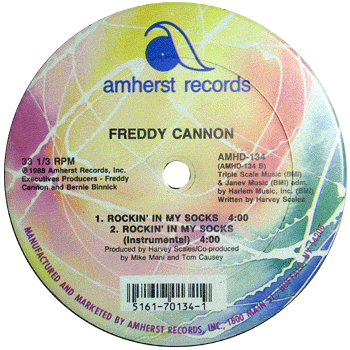 Freddy Cannon - Rockkin In My Socks Stock 12 inch