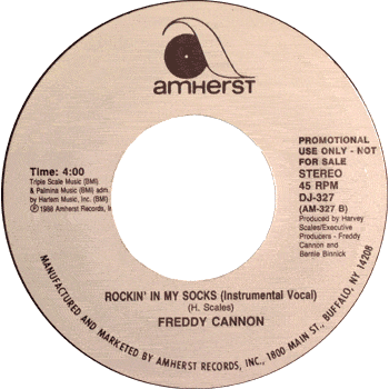 Freddy Cannon - Rockkin In My Socks Instrumental Promo