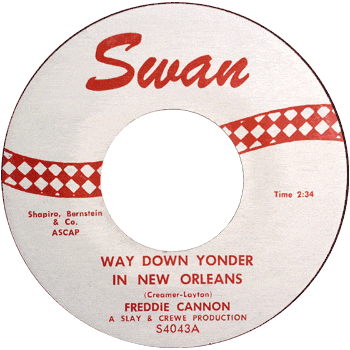 Freddy Cannon - Swan Way Down Yonder In New Orleans