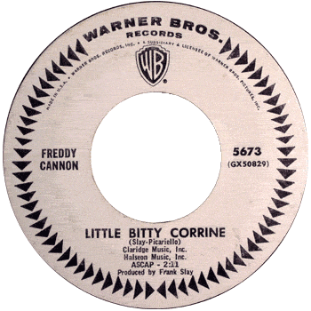 Freddy Cannon - Little Bitty Corrine Promo