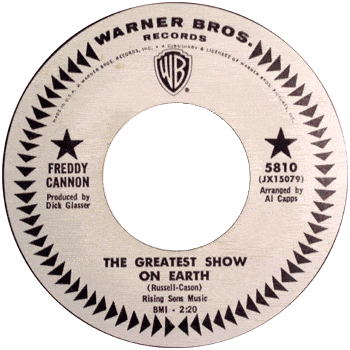 Freddy Cannon - Greatest Show On Earth Promo
