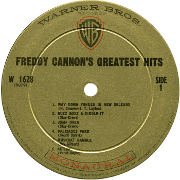 Freddy Cannon - Greatest Hits LP Mono Label 1