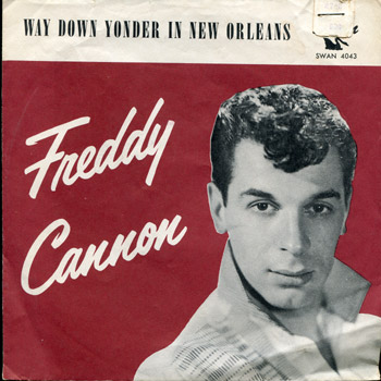 Freddy Cannon - Swan Way Down Yonder In New Orleans Sleeve