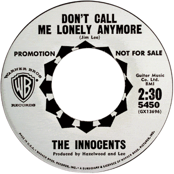 Innocents - Don't Call Me LOnely Anymore Promo