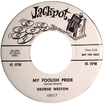 George Weston - My Foolish Pride Promo