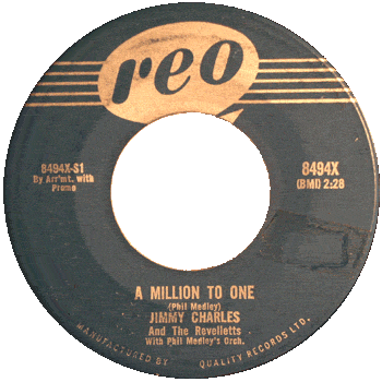 Jimmy Charles - A Million To One Reo