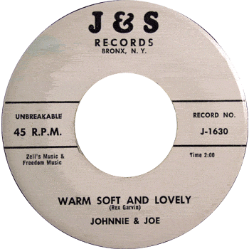 Johnnie And Joe - Warm Soft And Lovely Promo