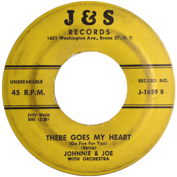 Johnnie And Joe - There Goes My Heart J+S 45