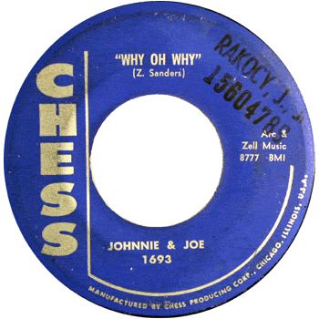 Johnnie And Joe - Why Oh Why Chess
