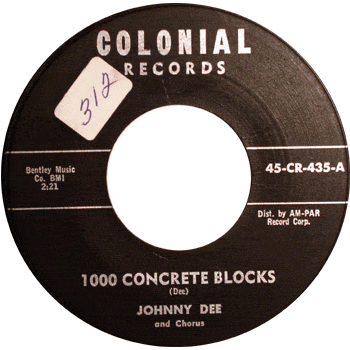Johnny Dee - 1000 Concrete Blocks 45 Stock