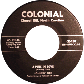 Johnny Dee - A Plus In Love Colonial 45 1
