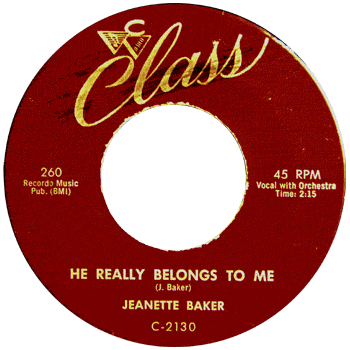 Jeanette Baker - He Really Belongs To Me Class