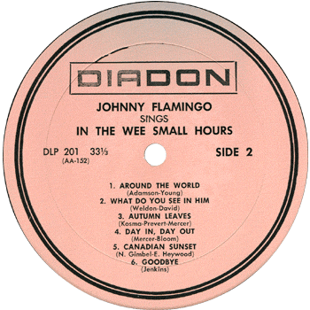 Johnny Flamingo- Diadon LP Label B