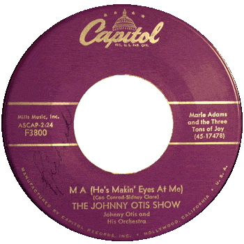 Johnny Otis Record Label Shots