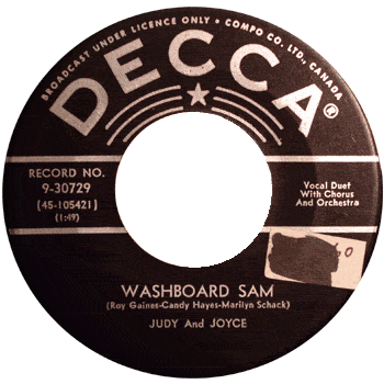 Joyce Harris - Washboard Sam Decca