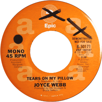 Joyce Webb - Tears On My Pillow Mono