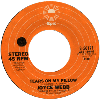 Joyce Webb - Tears On My Pillow Stock