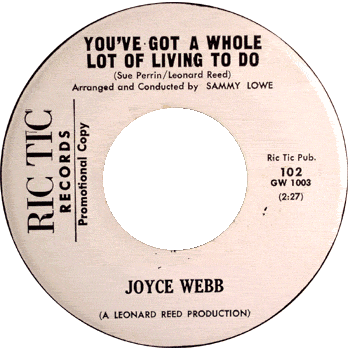 Joyce Webb - You've Got A Whole Lot Of Living To Do