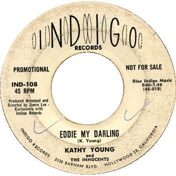 Kathy Young And The Innocents - Eddie My Darling Promo