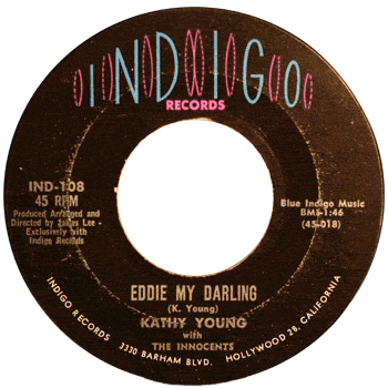Kathy Young And The Innocents - Eddie My Darling V2 Stock