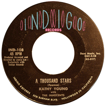 Kathy Young And The Innocents - A Thousand Stars V2 Stock