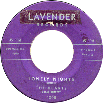 Hearts - lonely nights lavender