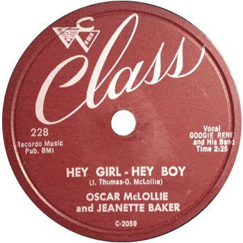 Oscar McLollie - Hey Girl Hey Boy Class 78 1