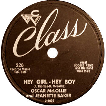 Oscar McLollie - Hey Girl Hey Boy Class 78 2