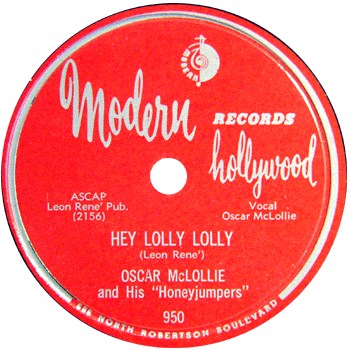 Oscar McLollie - Hey Lolly Lolly Modern 78